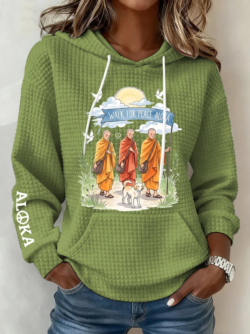 Women's Walk For Peace Art Print Sweatshirt