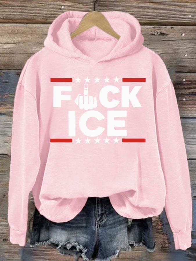 Women's ICE Print Hoodie