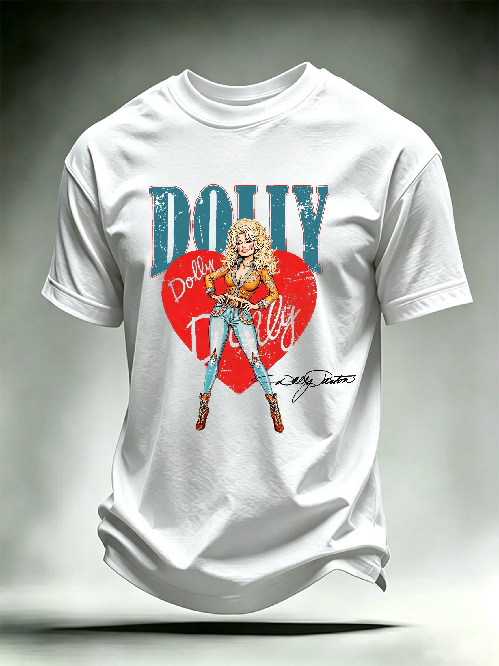Men's Vintage Country Music Tribute Parton Tour T-Shirt