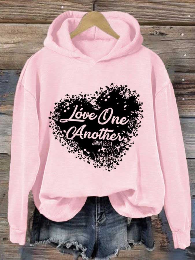 Women's Love One Another Print Sweatshirt