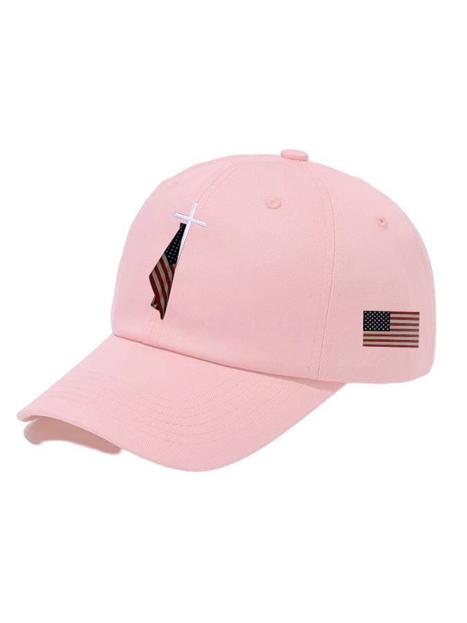 🔥Buy 3 Get 15% Off🔥Unisex Flag Cross Print Baseball Cap