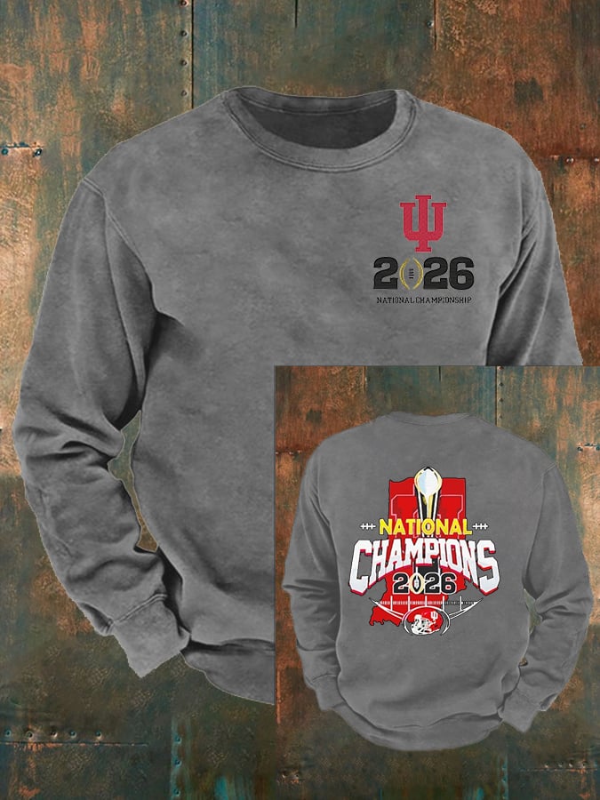 Men's Football Print Sweatshirt