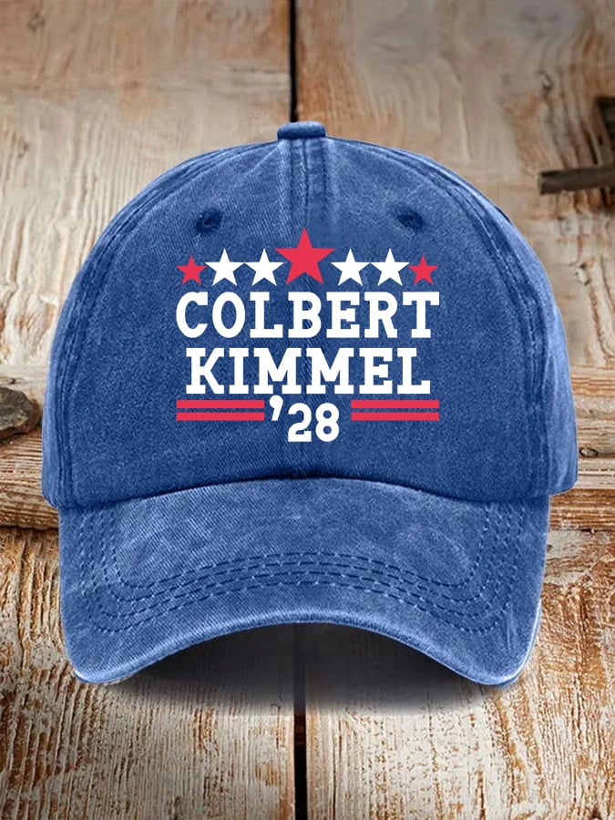 Unisex Talk Show Colbert Kimme 2028 Print Cap
