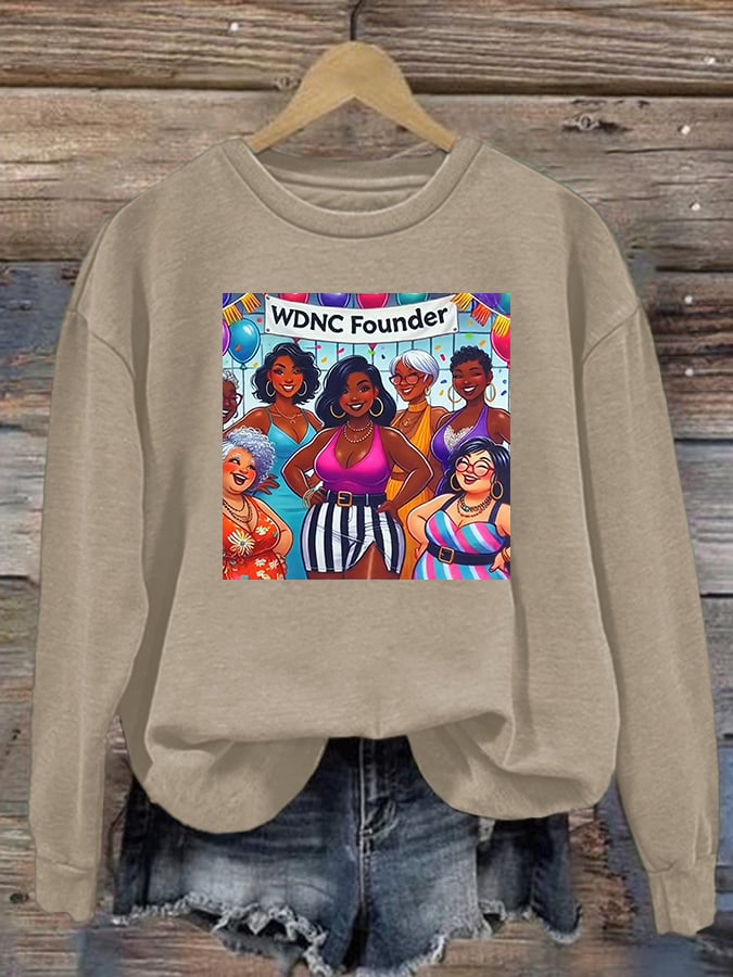 Women's Retro Funny Proud Member Of Club We Do Not Care Menopause Perimenopause Print Sweatshirt