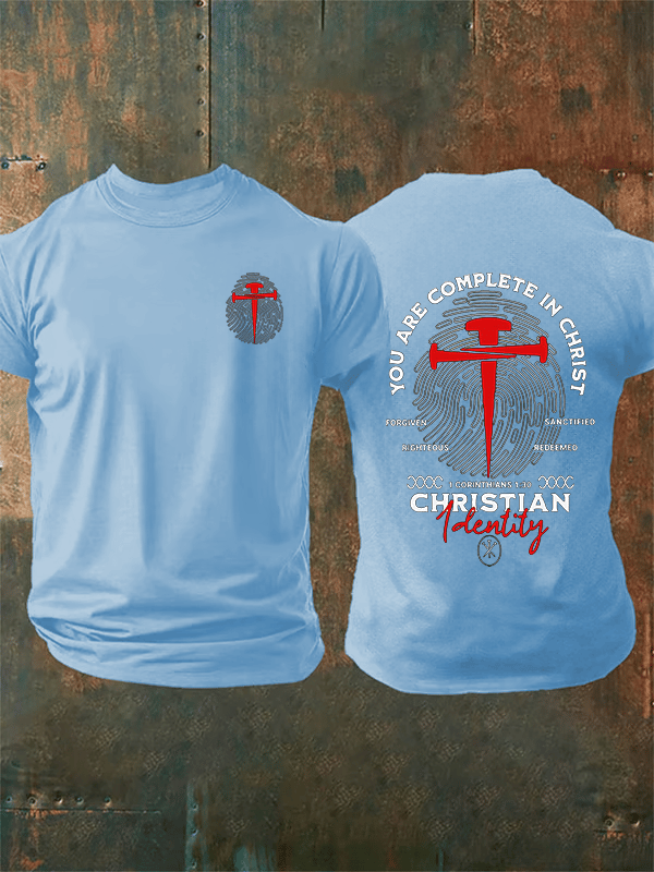 Men's You Are Complete In Christ Christian T-Shirt