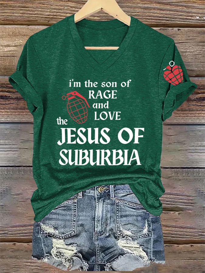 Women's Rock Band Print T-shirt