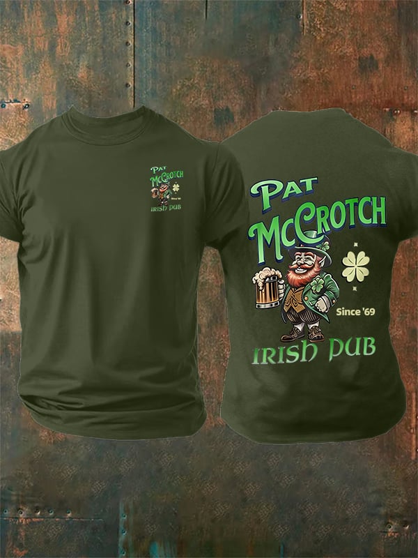Men's Pat McCrotch Irish Pub since '69 Print T-Shirt