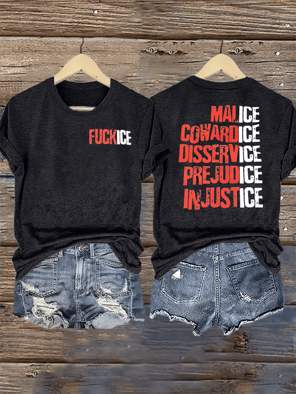 Women's Justice For Her Print T-Shirt