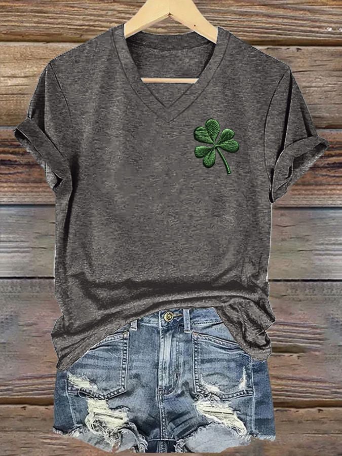 Women's St. Patrick's Day Printed Casual T-Shirt
