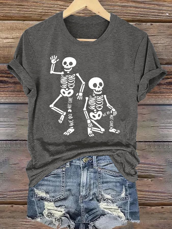 Women's Halloween WDNC Printed Casual T-Shirt