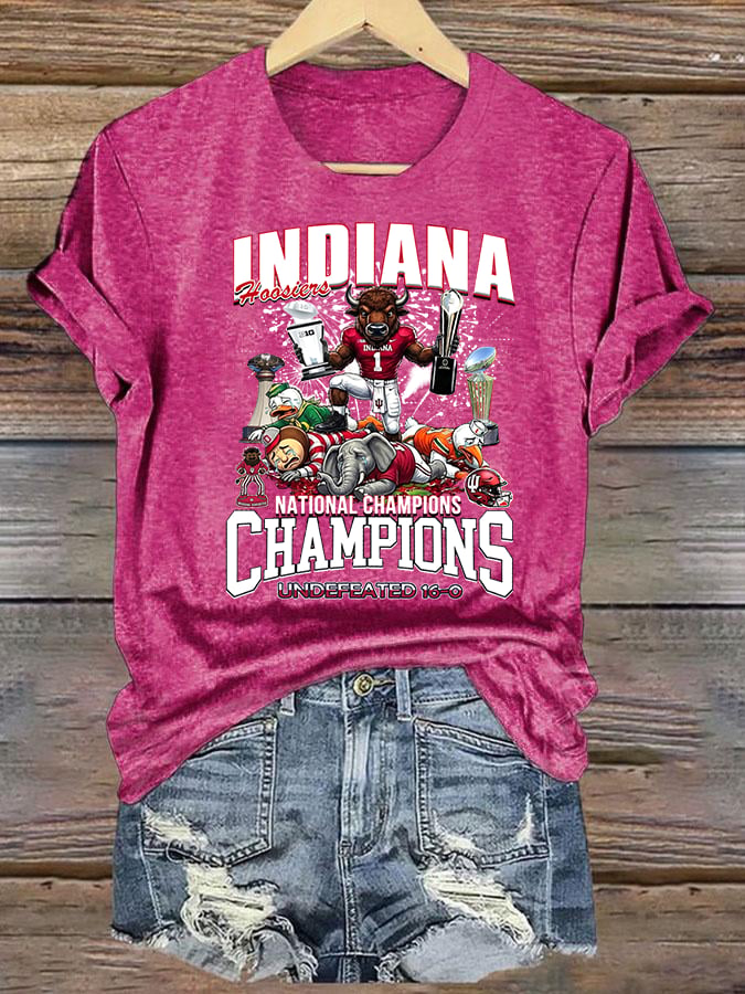 Women's Football Print T-Shirt