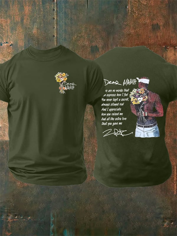 Men's DEAR MAMA Printed T-Shirt