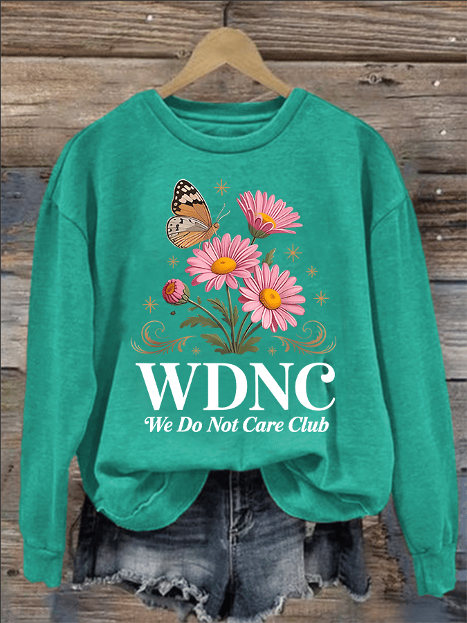 Women's Retro Funny Proud Member Of Club Menopause Perimenopause Print Sweatshirt