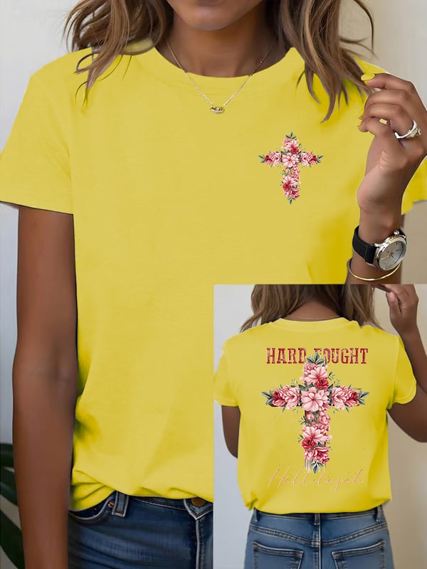 Women's Floral Christian T-shirt