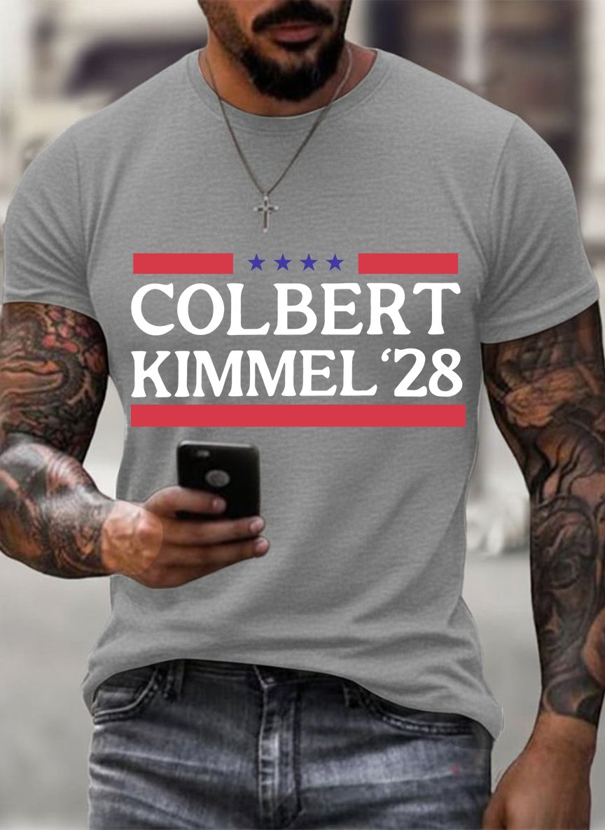 Men's Modern Talk Show Colbert Kimme Legend 2028 T-shirt