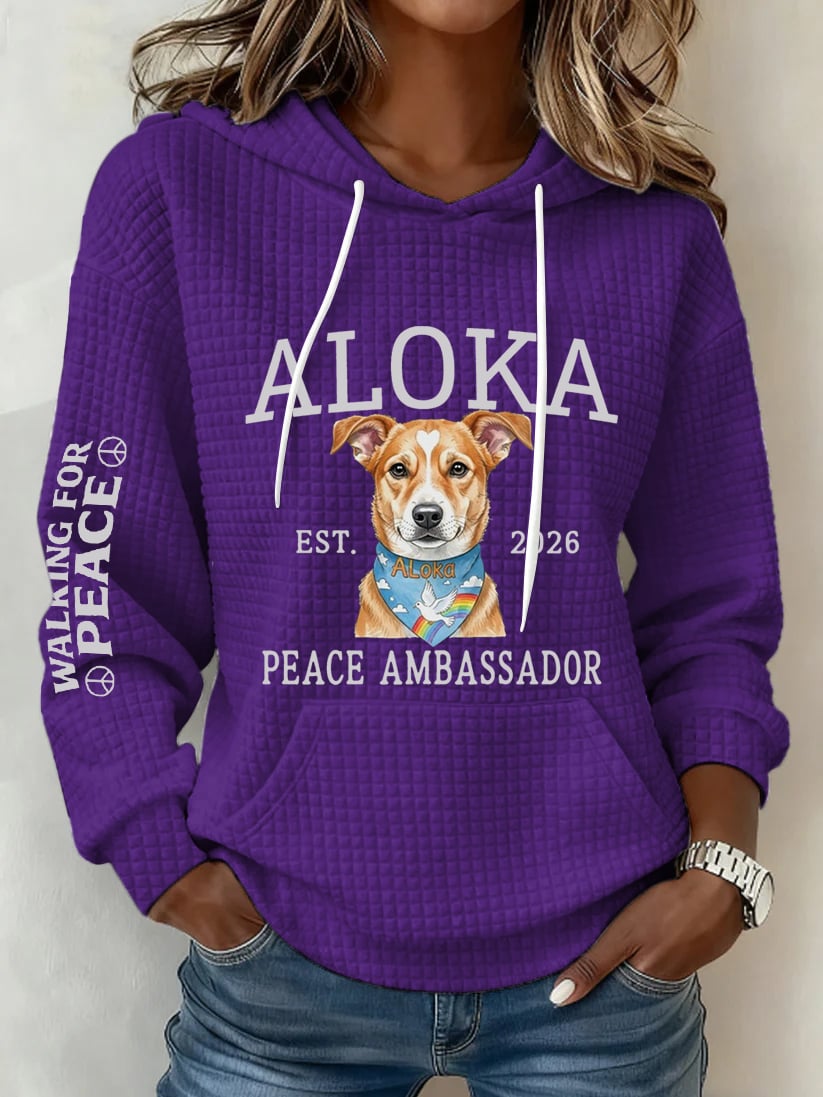 Women's Walk For Peace Art Print Sweatshirt
