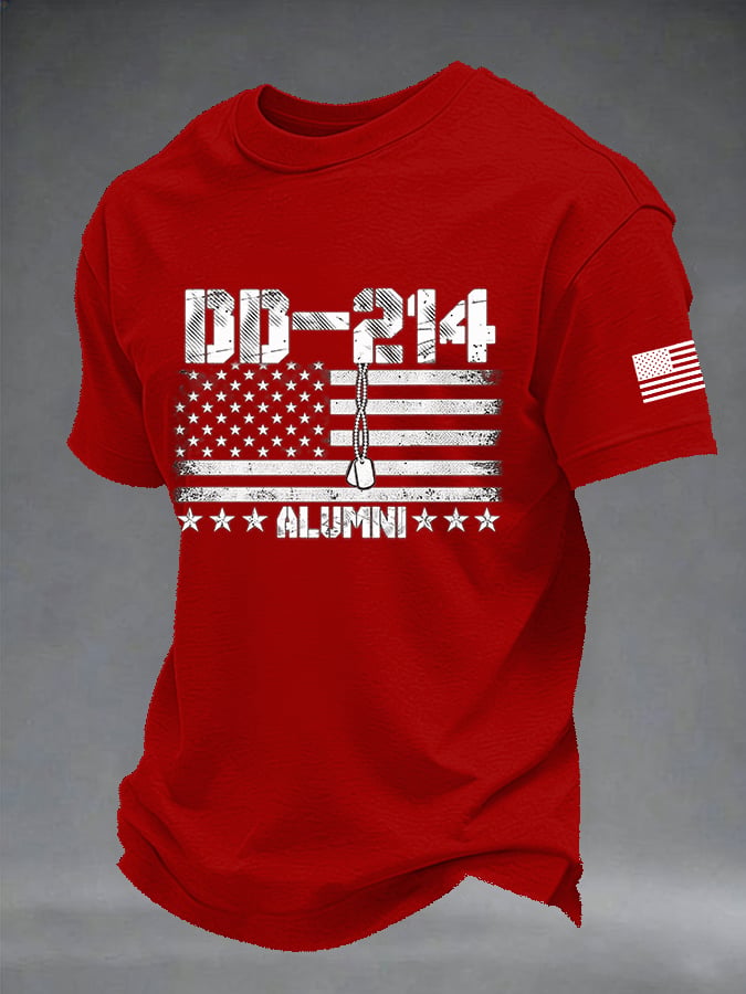 Men's Retro Print Short-Sleeve T-Shirt