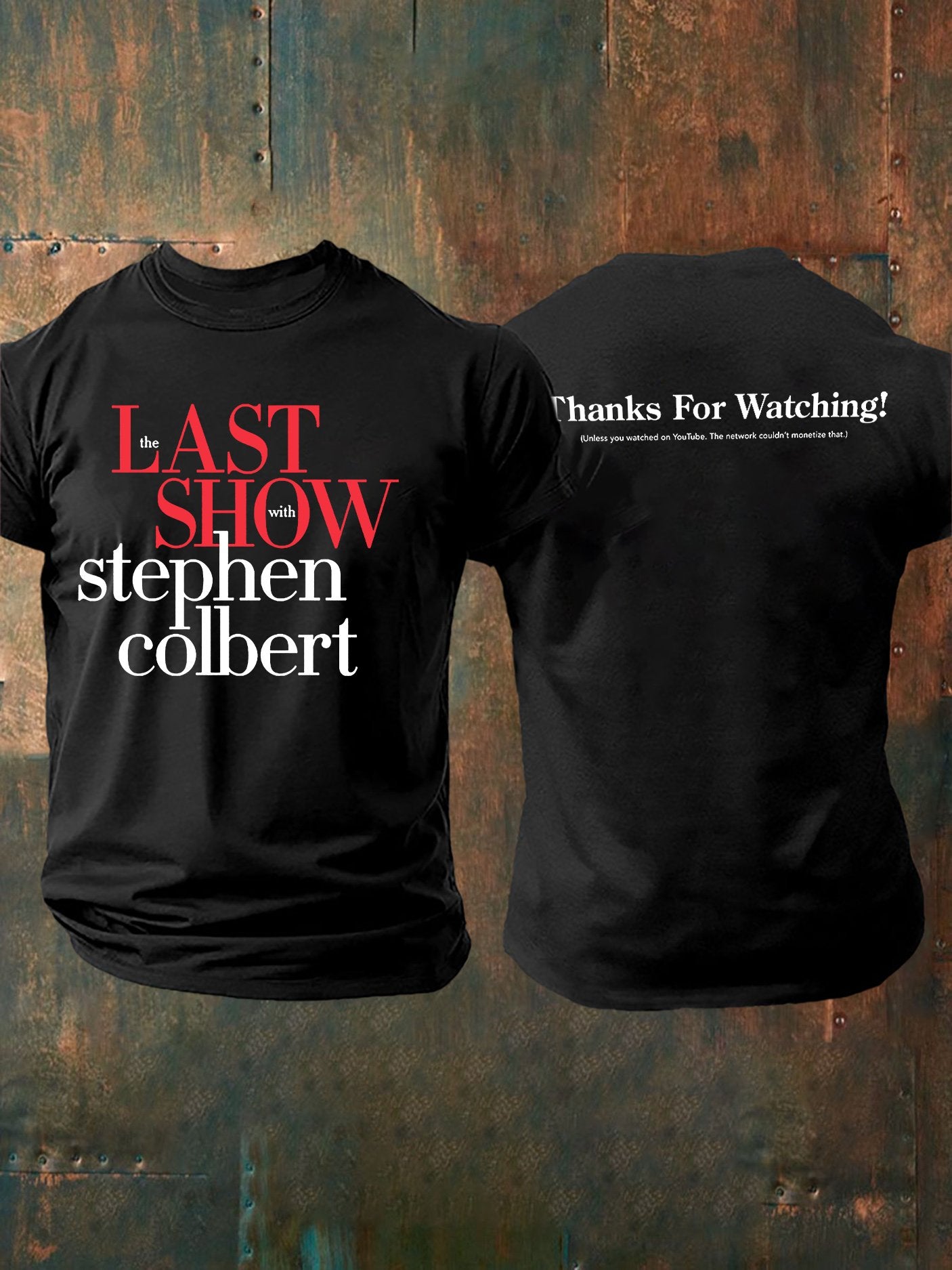 🔥Buy 3 Get 15% Off Men's Retro Last Show Print T-Shirt