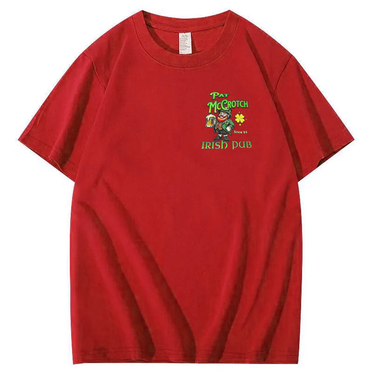 St.Patrick's Day Print Pattern Crew Neck T-Shirt