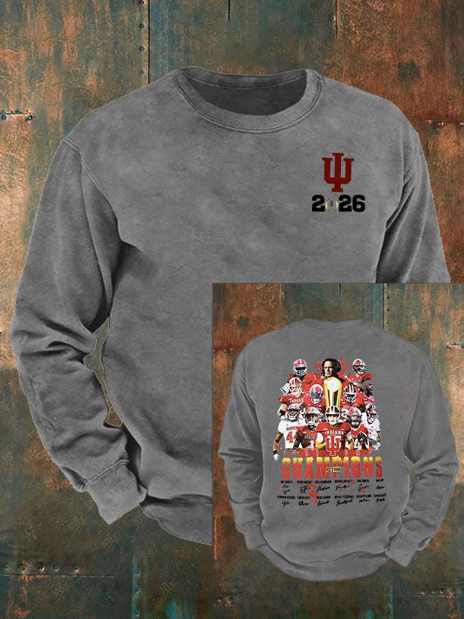 Men's Football Print Sweatshirt