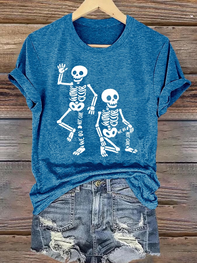 Women's Halloween WDNC Printed Casual T-Shirt