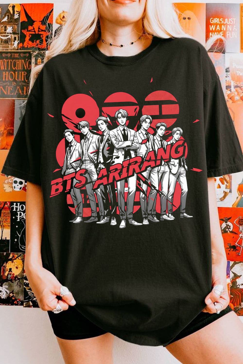 BTS 2026 Concert Cartoon T-Shirt