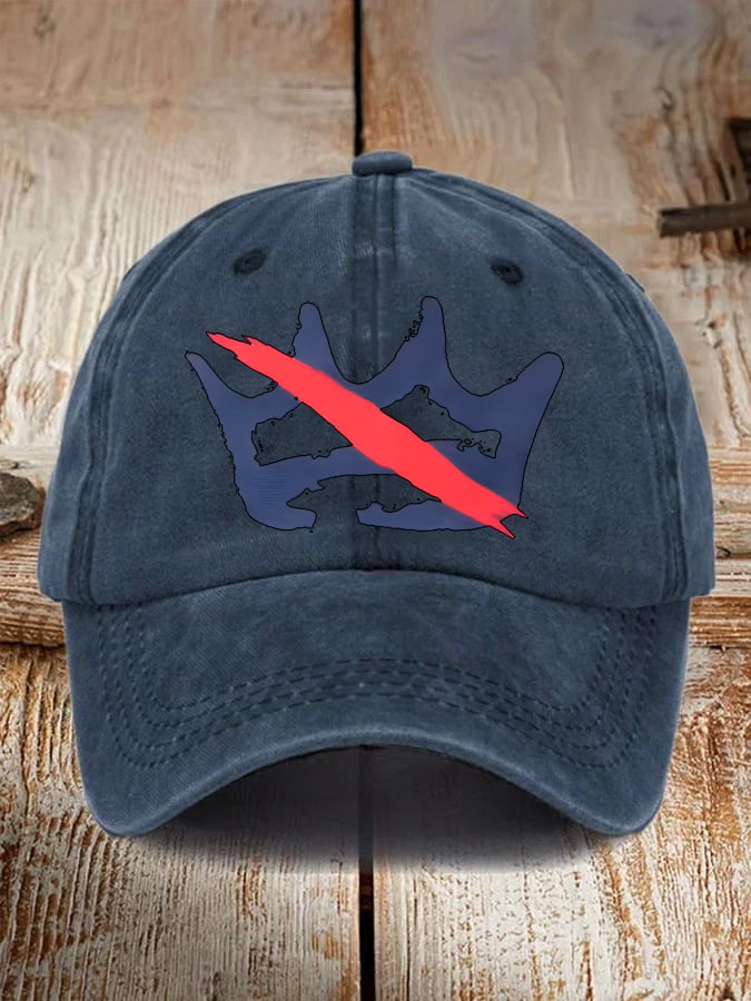 Unisex America has no kings Printed Casual Hat