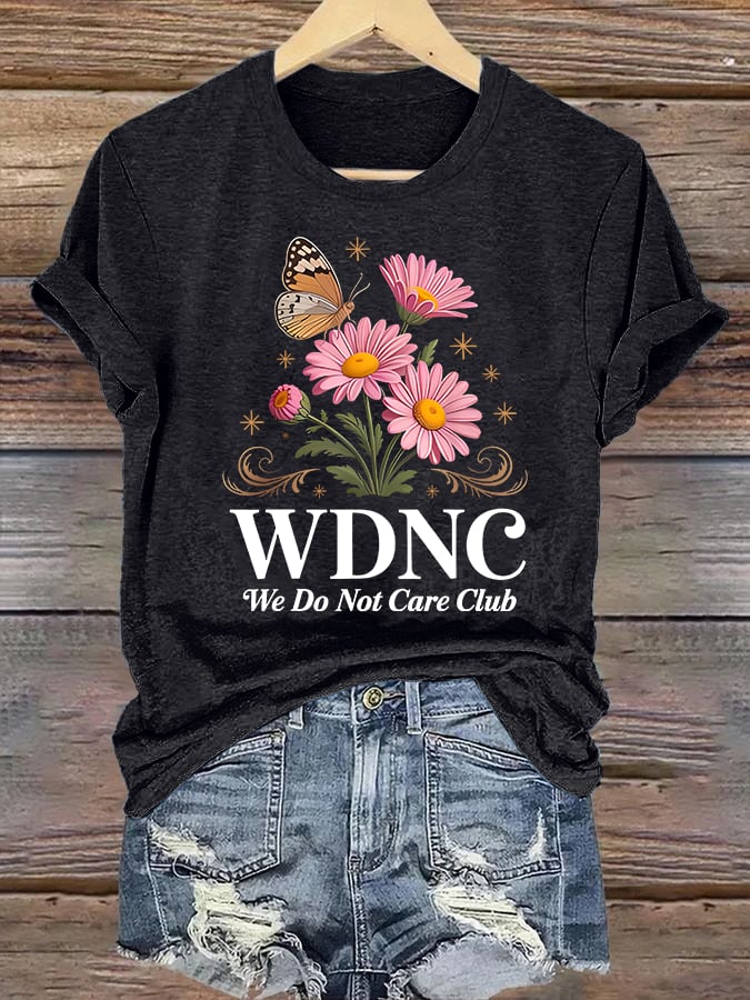 Women's Retro Funny Proud Member Of Club Menopause Perimenopause Print T-Shirt