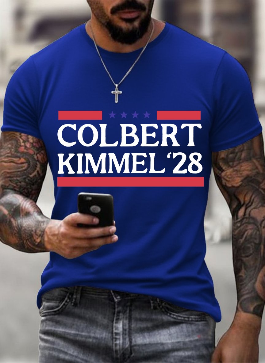 Men's Modern Talk Show Colbert Kimme Legend 2028 T-shirt