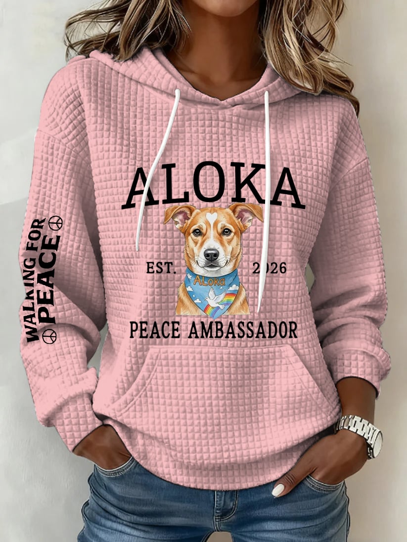 Women's Walk For Peace Art Print Sweatshirt