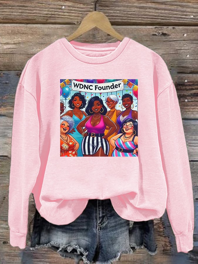 Women's Retro Funny Proud Member Of Club We Do Not Care Menopause Perimenopause Print Sweatshirt