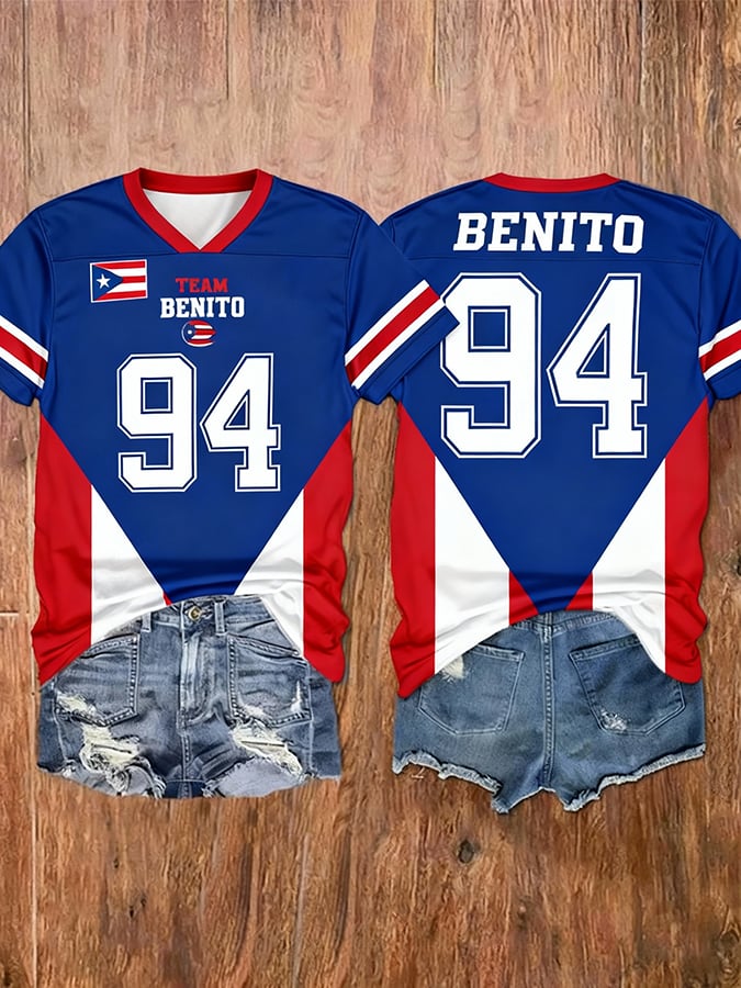 Women's Puerto Rico Print Shirt