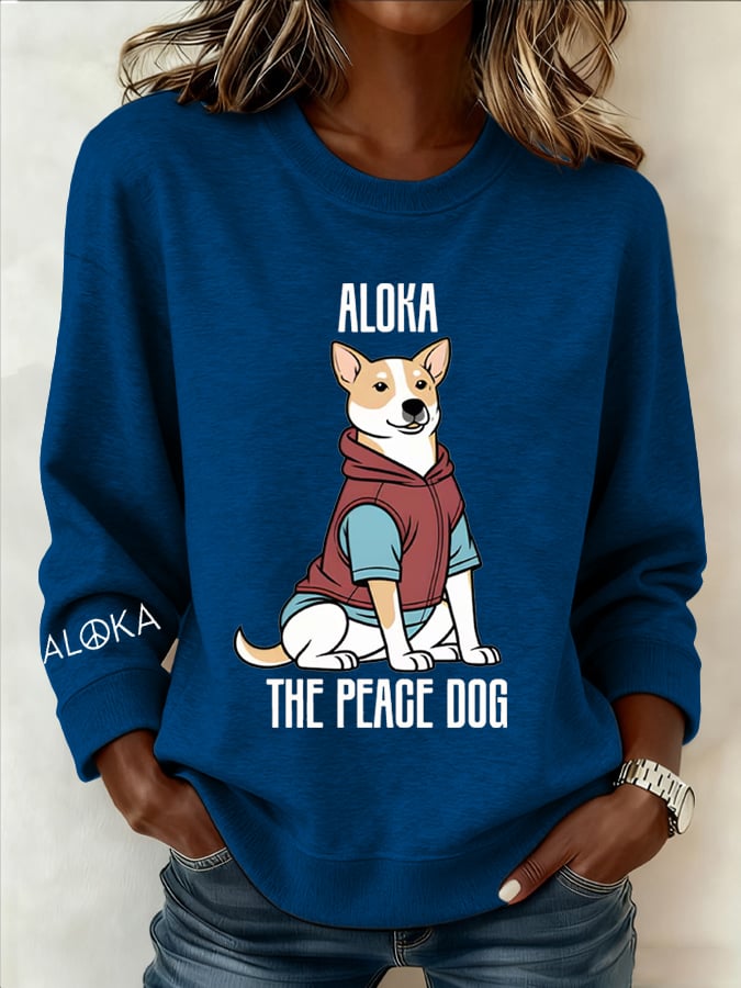 Women's Walk For Peace Art Print Sweatshirt