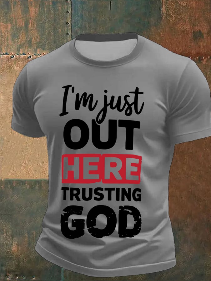 🔥Buy 3 Get 15% Off🔥Men'S Faith Print T-Shirt