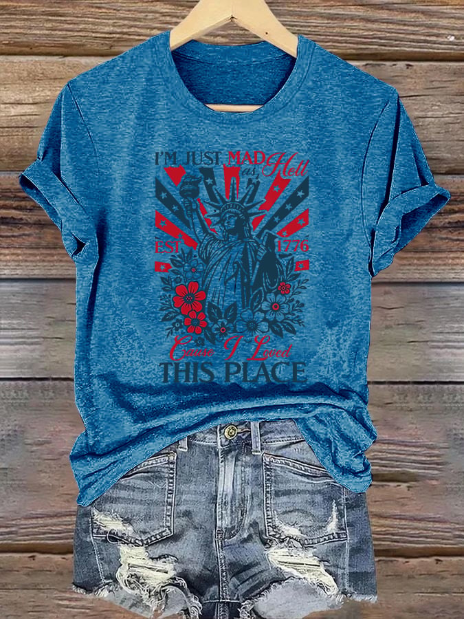 Women's THIS PLACE Round Neck Printed T-Shirt