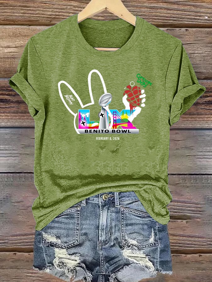 Women's Opening And Halftime Shows Print Casual T-shirt
