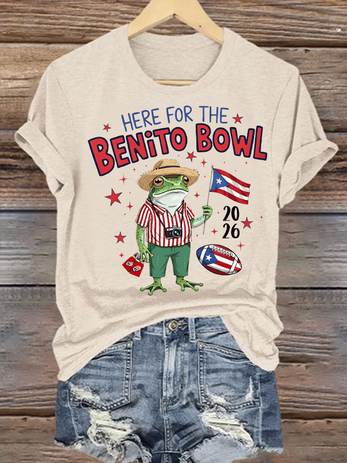 Women's Benito Bowl Puerto Rico Football T-Shirt