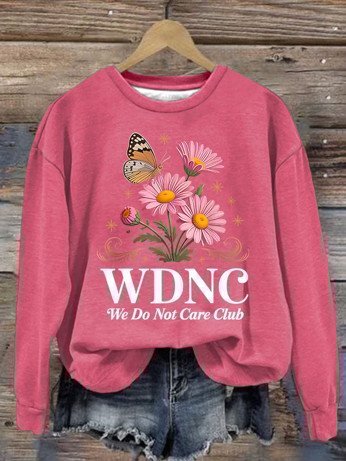 Women's Retro Funny Proud Member Of Club Menopause Perimenopause Print Sweatshirt