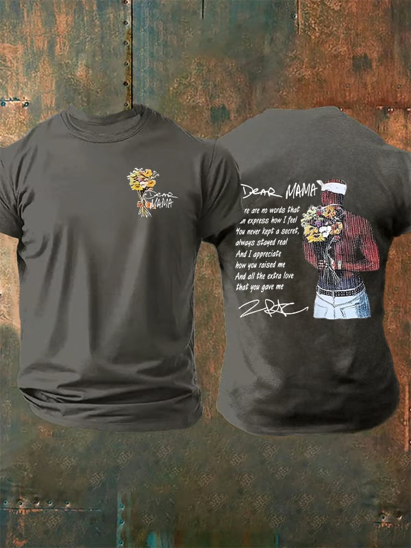 Men's DEAR MAMA Printed T-Shirt