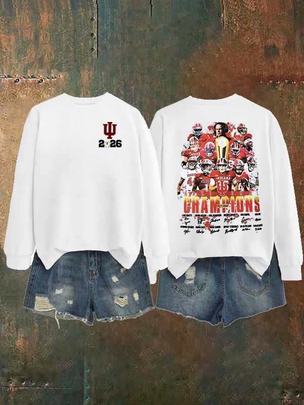 Women's Football Print Sweatshirt