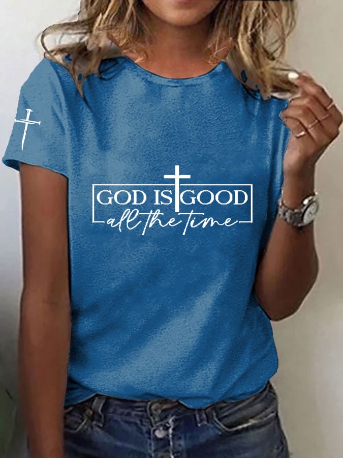 🔥Hot Sale Picks 🔥Women's Jesus Printed Short Sleeve T-Shirt