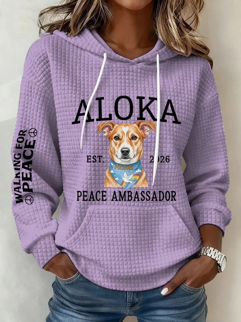 Women's Walk For Peace Art Print Sweatshirt