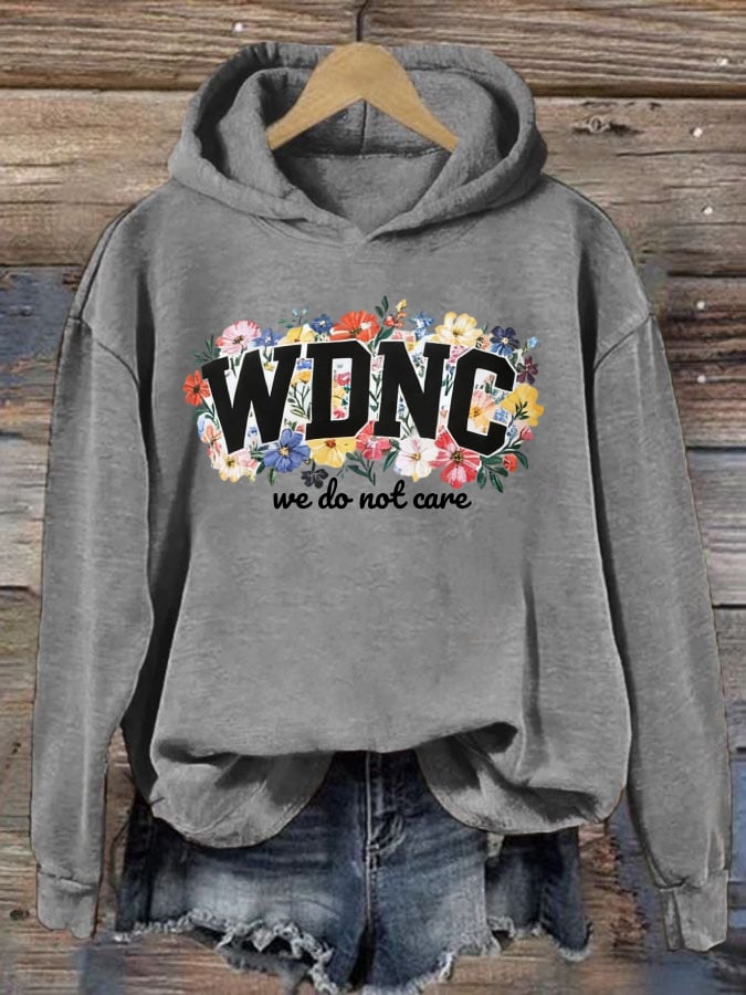 Retro Funny Proud Member Of WDNC Club Menopause Perimenopause Print Hoodie