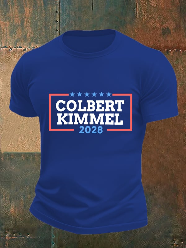 Men's Talk Show Colbert Kimme 2028 T-Shirt