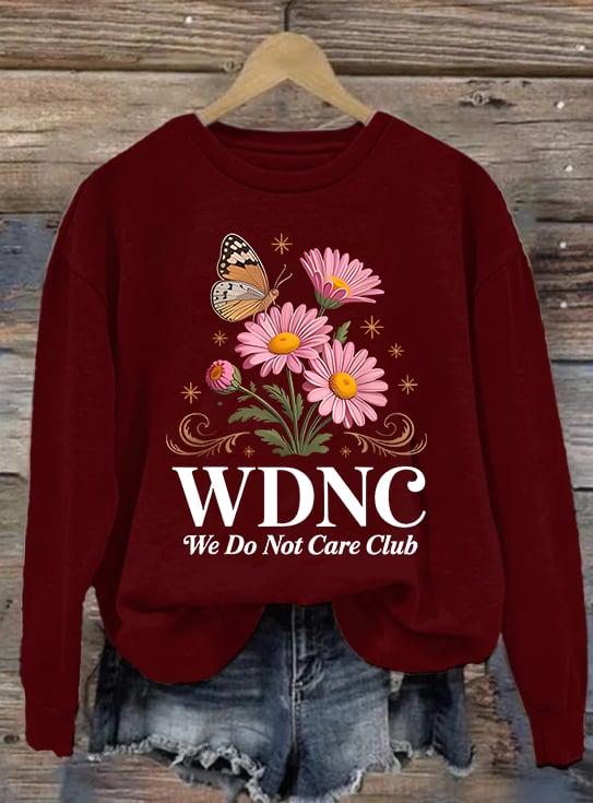 Women's Retro Funny Proud Member Of Club Menopause Perimenopause Print Sweatshirt