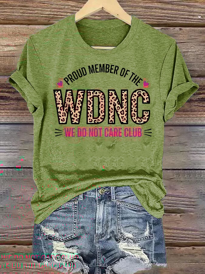 Women's Retro Funny Proud Member Of Club Menopause Perimenopause Print T-Shirt