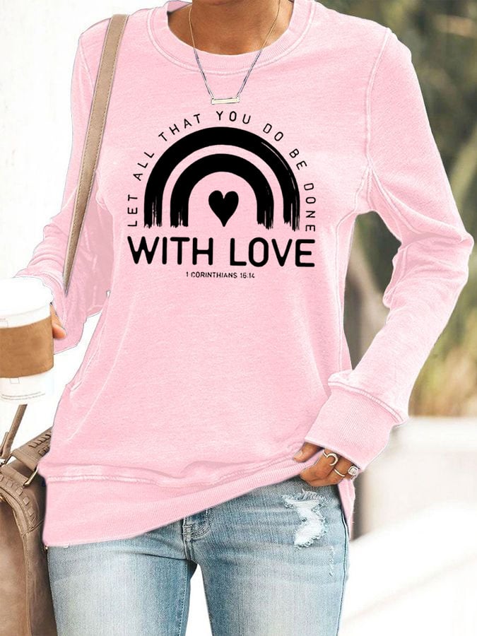 Women's All That You Do Printed Sweatshirt