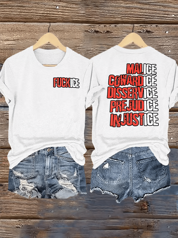 Women's Justice For Her Print T-Shirt