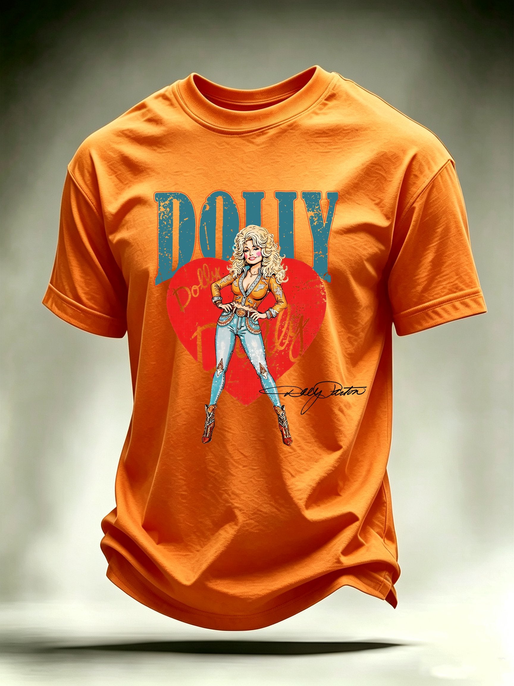 Men's Vintage Country Music Tribute Parton Tour T-Shirt