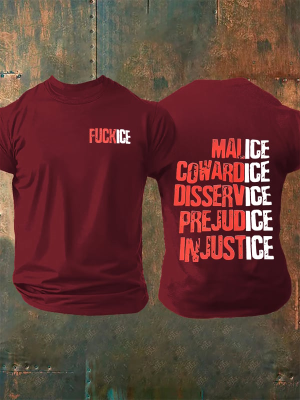 Men's Justice For Her Print T-Shirt